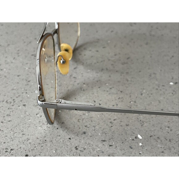 Viva Mod.1016 WS Eyeglasses Frames ONLY Silver Aviator Full Rim Frame 58-17-145 - Picture 4 of 14